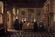 BASSEN, Bartholomeus van, Five ladies in an interior
